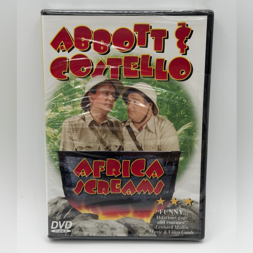 Abbott & Costello Africa Screams (DVD, 1949) Bud Abbott & Lou Costello - New